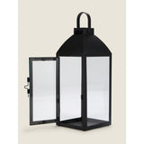 George Home Black Small Metal Lantern, UK version