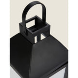 George Home Black Small Metal Lantern, UK version