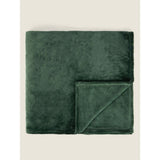 George Home green throw 120 x 150cm, UK version