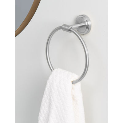 George Home silver-tone towel ring, UK version