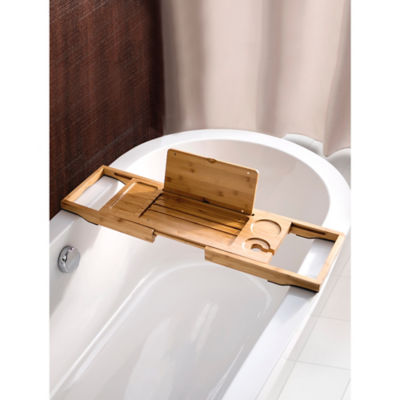 George Home bamboo functional bath tray, UK version