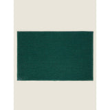 George Home Fir Green Solid Chenille bath mat 50cm x 80cm, UK version