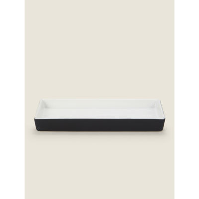 George Home matte black tray 25 x 13 x 3cm, UK version