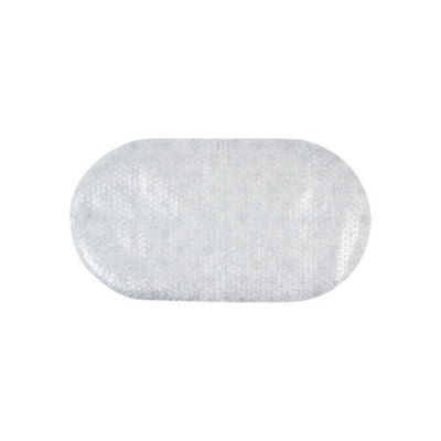 George Home Silver Glitter PVC Bath Mat, UK version