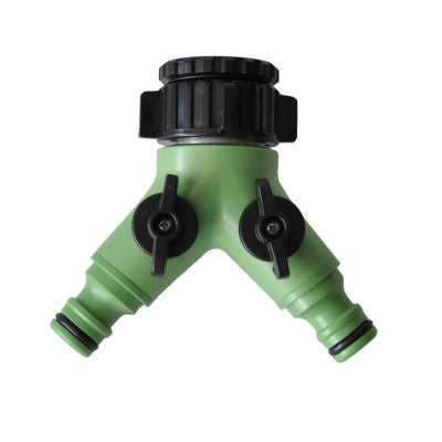 ASDA 2 Way Hose Shut Off Valve Garden Hose Connector