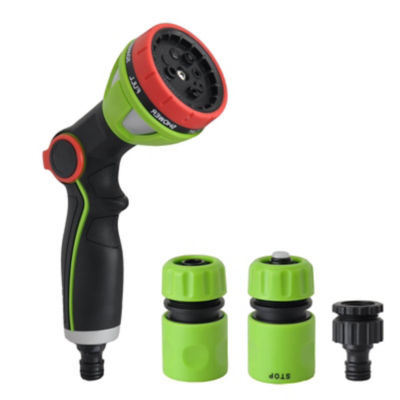 ASDA 8 Pattern Thumb Control Hose Spray Gun Set 12.5-19mm