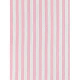 George Home pink and white stripe frill reversible single duvet cover set, UK version