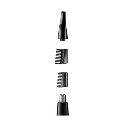 George nose and ear trimmer with comb attachments, UK version