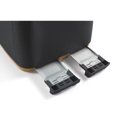 George Home matt black Scandi 4-slice toaster, UK version