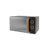 George Home Matte Black Scandi microwave 17L 700W power , UK version