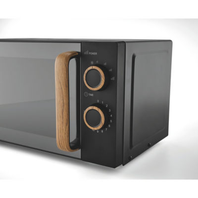 George Home Matte Black Scandi microwave 17L 700W power , UK version