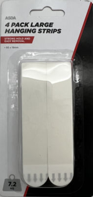 ASDA Large Hanging Strips 4 Pack - British product