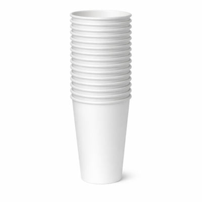 Petits gobelets en papier George Home Blanc 8 oz, lot de 15