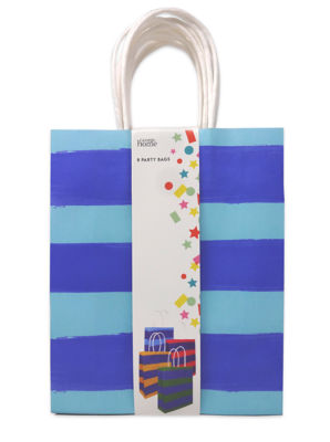 George Home blue stripe treat bags 8pk, UK version