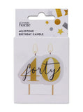 George Home Number 40 Candle 70 x 50 x 7mm, UK version
