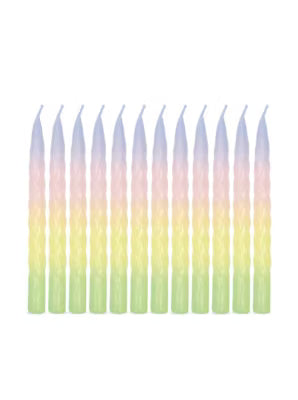 George Home pastel twist candles 12-pack, UK version