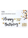George Home milestone garland, UK version