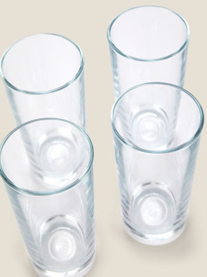 George Home 4 Pack Basic Tumbler Glasses 270ml