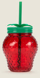 George Home Red Strawberry Mason Jar 420 ml, UK version