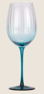 George Home blue ombre wine glass 600ml, UK version