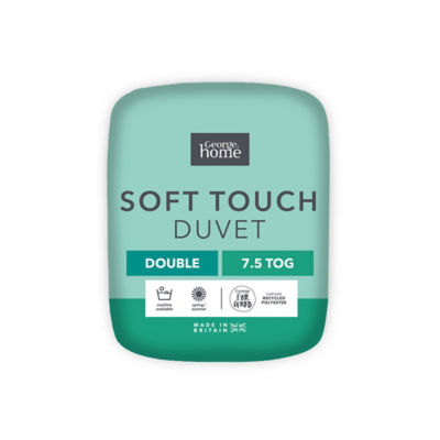 George Home Soft Touch Double Duvet 7.5 Tog