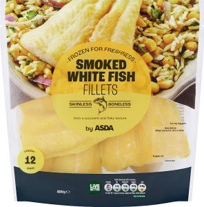 ASDA smoked white fish fillets 400g - British product