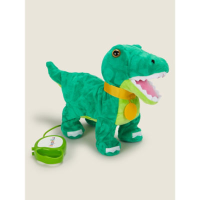 Hapello green walking dinosaur toy, UK version
