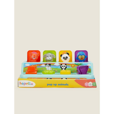Hapello Animal Piano interactive pop-up animal toy for 12 months+, UK version