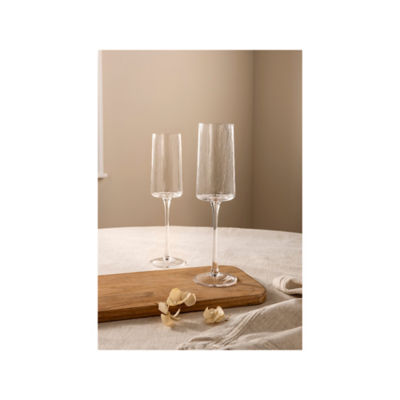 At Home with Stacey Solomon Hammered Champagne Glasses Set of 2