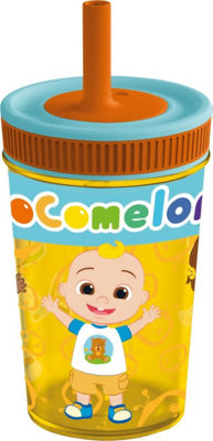 CoComelon AutoPop leak-proof water bottle 420ml - British product