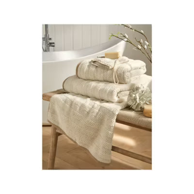 At Home with Stacey Solomon natural textured hand towel - British product