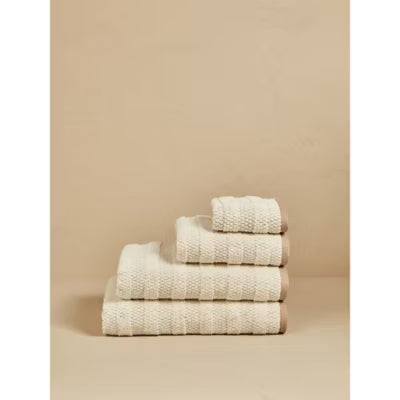 At Home with Stacey Solomon natural textured hand towel - British product