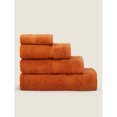 George Home burnt orange hand towel, UK version