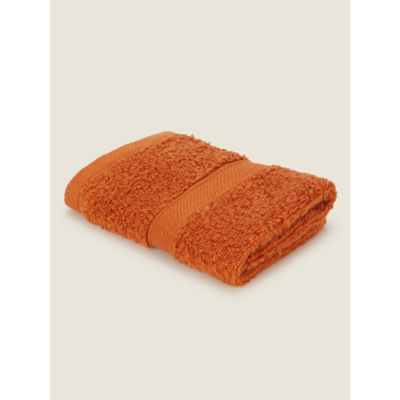 George Home burnt orange face cloth, UK version