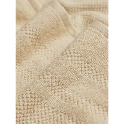 Stacey Solomon cream popcorn textured bath sheet 100 x 150 cm - British product
