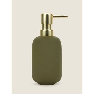 George Home matte green soap dispenser, UK version
