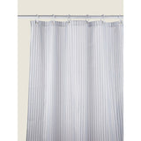 George Home grey stripe shower curtain 180 x 180 cm, UK version