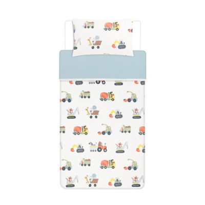George Home multi-coloured reversible duvet set, UK version