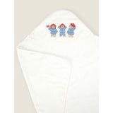 Paddington multi-coloured hooded towel 75 x 75 cm, imported from the UK