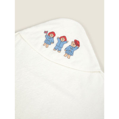 Paddington multi-coloured hooded towel 75 x 75 cm, imported from the UK