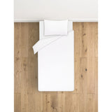 George Home white brushed cotton duvet cover single, UK version