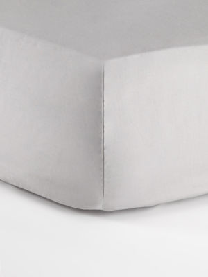 George Home Grey Cool Touch TENCEL Fitted Sheet Super King