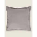George Home Grey Solid Dyed Cushion 45 x 45 cm, UK version