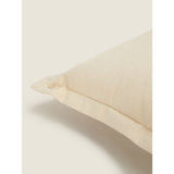 George Home Natural Solid Dyed Cushion 45 x 45 cm, UK version
