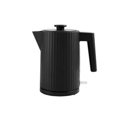 George Home black ribbed fast boil kettle 1.7L, UK version