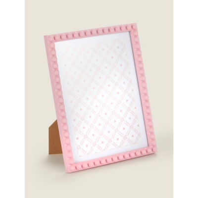 George Home pink beaded photo frame 7 x 5 inch, UK version