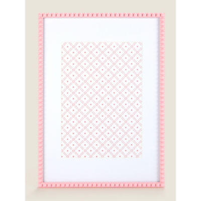 George Home pink A4 injection beaded photo frame - British product