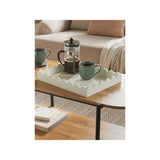 George Home White Wooden Tray 40 x 30 x 5.5 cm, UK version