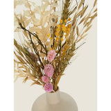 George Home artificial dried floral arrangement in vase 10x12x36cm, UK version