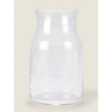 George Home clear glass vase measuring 15x15x25cm, UK version